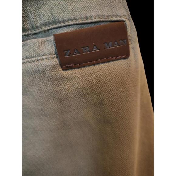 ZARA Man Essential Chinos Perfect Fit Size 30x26 - Picture 5 of 7